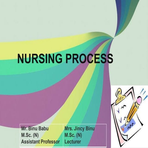 nursing process assignment for MSc Nursing