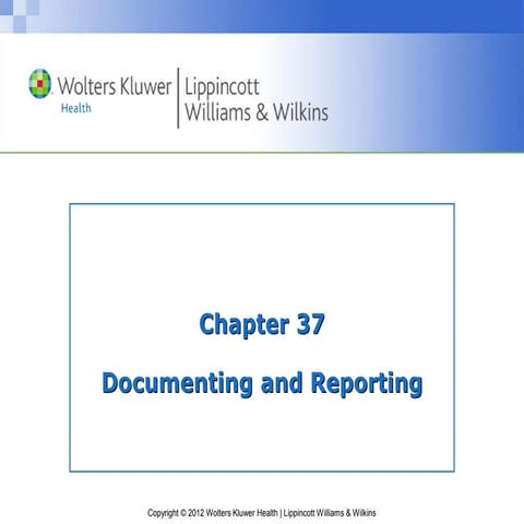 Nursing Records and its details about bookkeeping
