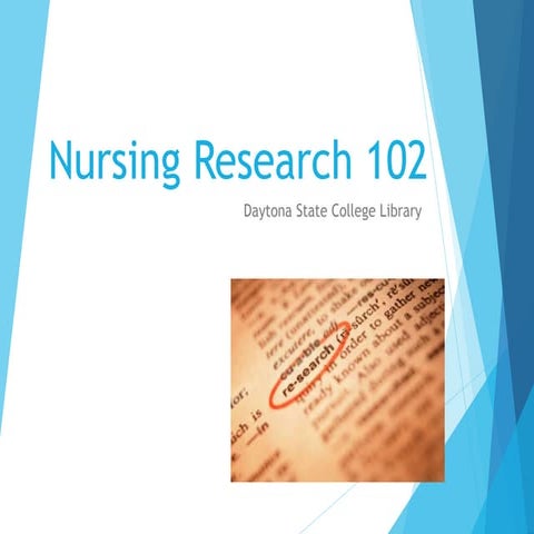 Nursing Research 102