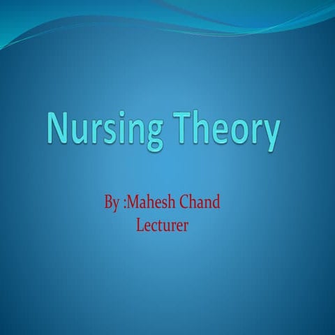 Nursing theory