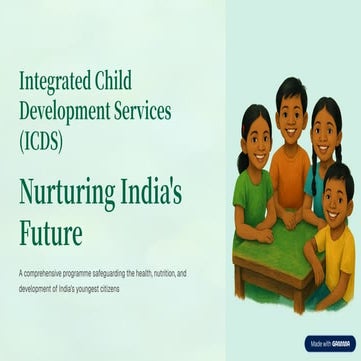 Integrated Child Development Services (ICDS): Safeguarding India's ...