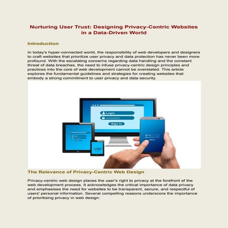 Nurturing User Trust_ Designing Privacy-Centric Websites in a Data-Driven Wor...