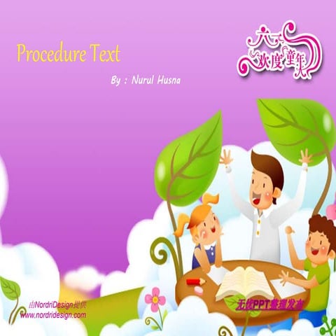 Nurul husna   procedure text