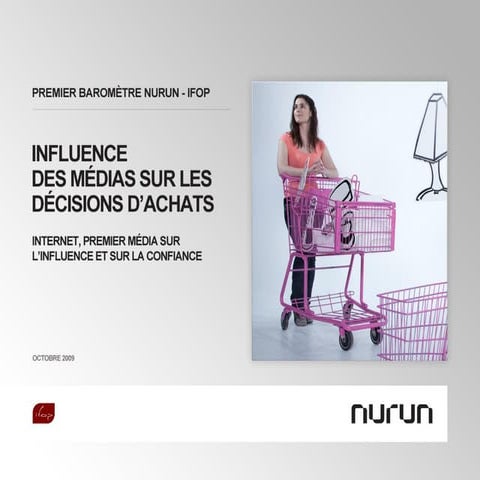 Nurun - Ifop : Influence des médias sur les décisions d'achats