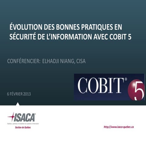 Évolution des bonnes pratiques en sécurité de l’information 