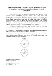 PEMBELAJARAN MATEMATIKA DENGAN METODE DISCOVERY (Anggy Dwi 