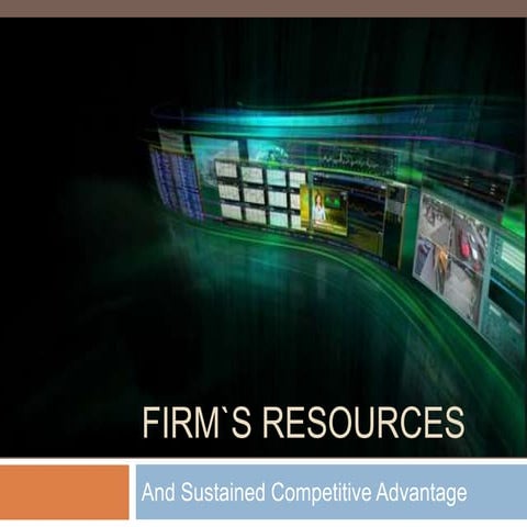 Firm`s resources