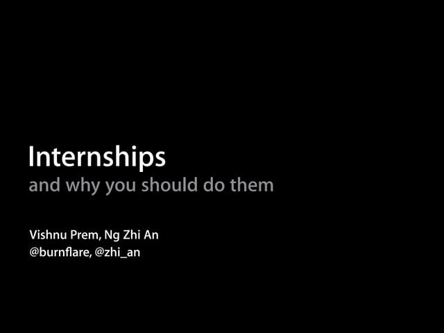 NUS Hackers Project Intern 2016