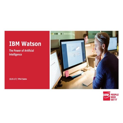 Nutanix Event - Watson AI Presentation