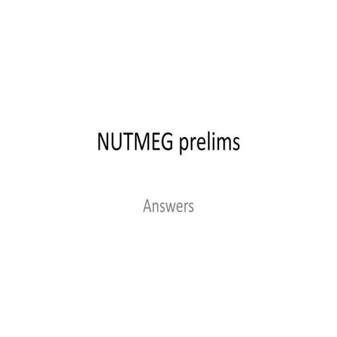 NUTMEG '16 Football quiz