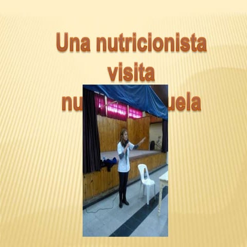 Nutricionista en la escuela