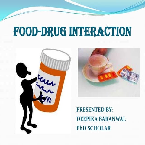 Nutrient drug interaction