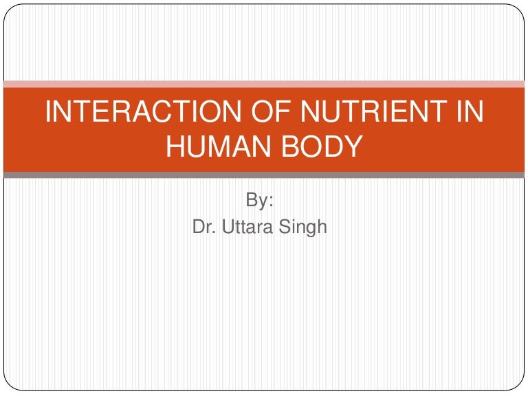 Nutrient interaction