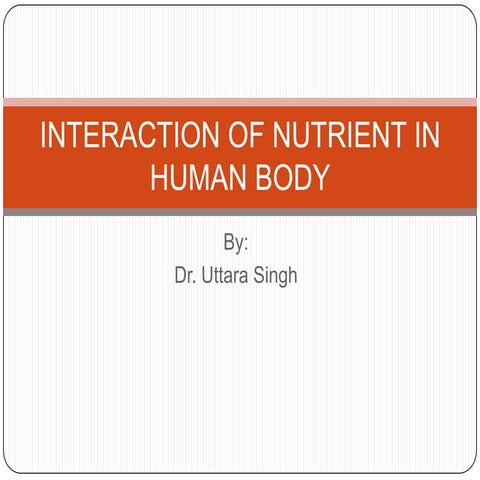 Nutrient interaction