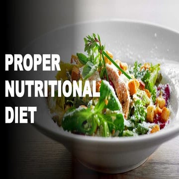 Proper Nutritional Diet ( NUTRIGENIUS).ppt