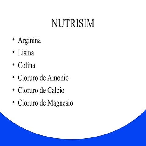 Nutrisim, TERAPEUTICO | PPS