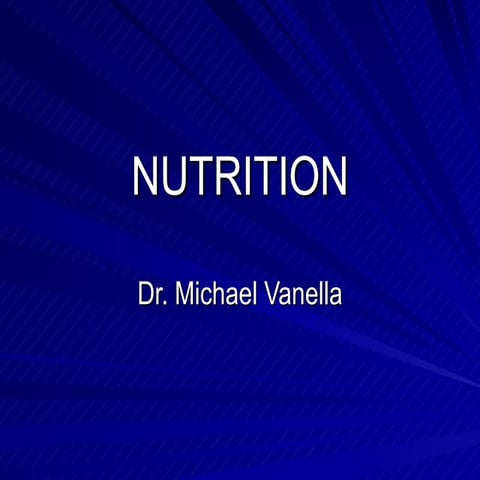 Nutrition