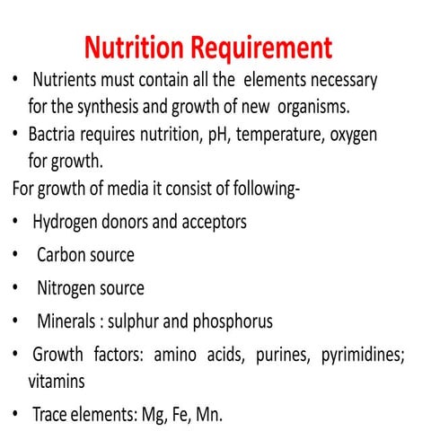 Nutrition