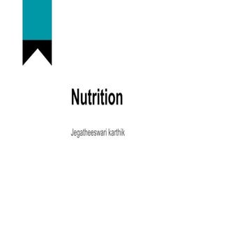 Nutrition