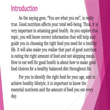Health Grade 7 Nutrition quarter 2 lesson 1.pptx