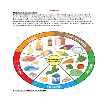 Nutrition, Growth, feeding , weaning, document