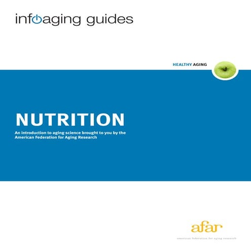 Nutrition Healthy Aging