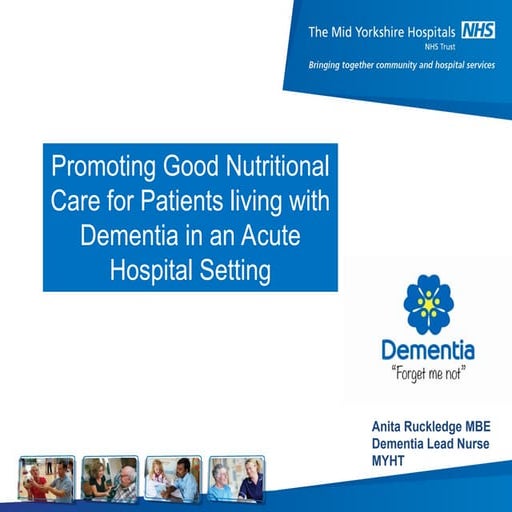 Feeding and nutrition in the older patient with dementia | PPTX