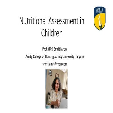 Nutritional assessment