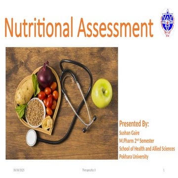A presentation on Nutritional assesment.pptx