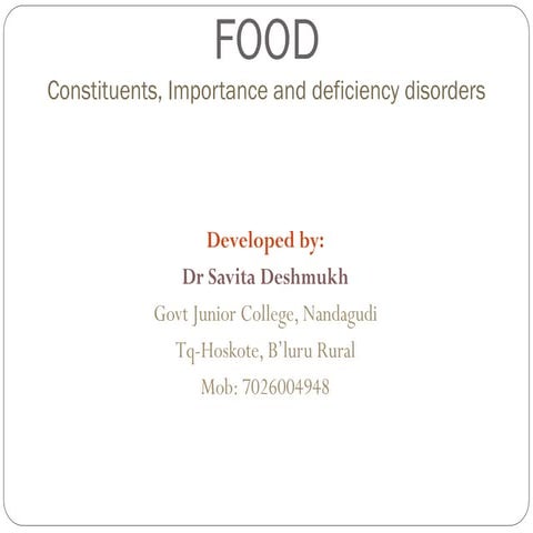 Nutritional disorders