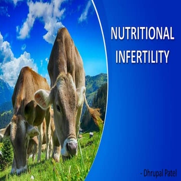 Nutritional inferility