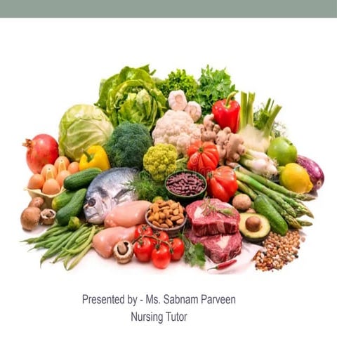 Nutritional need for patient | PPTX