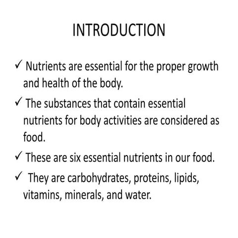 Nutritional problams