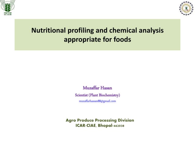 Food test practical notes | PPTX
