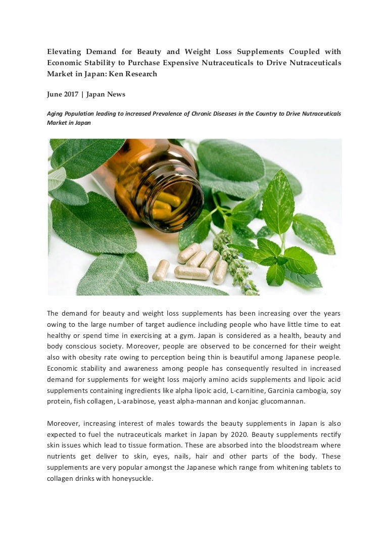 Vitamins and Dietary Supplements in Japan, Functional Foods Market