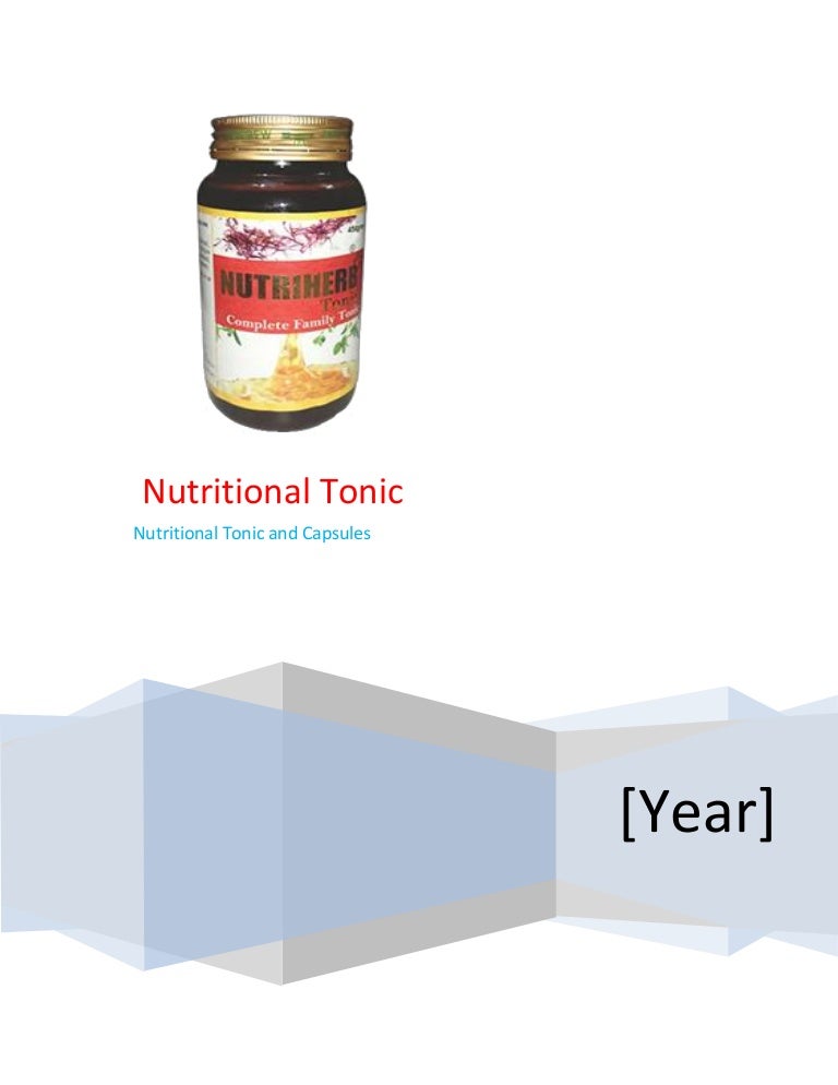 Nutritional tonic