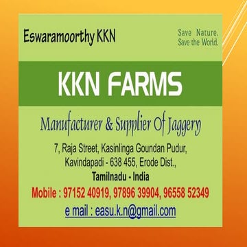 Nutritional value of jaggery