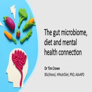 The gut microbiome, diet and mental health connection