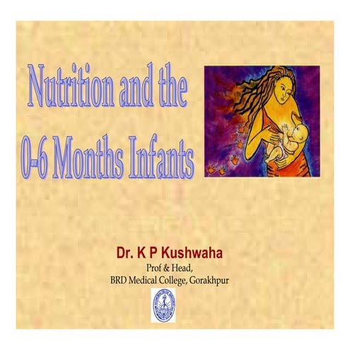 Nutrition And The 0 6 Months Infants (Final | PDF