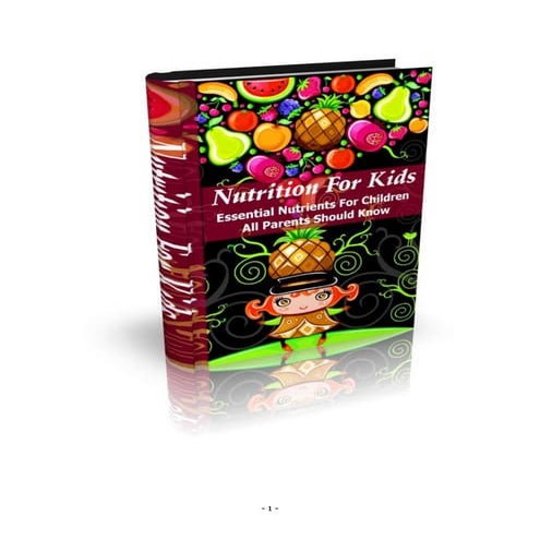 Nutrition for kids | PDF
