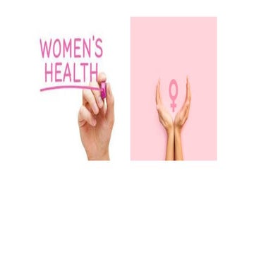 Nutrition for women and lifestyle adaptions for healthy life