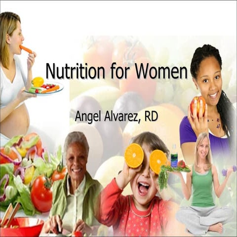 Nutrition For Women Angel Alvarez.Ppt 4