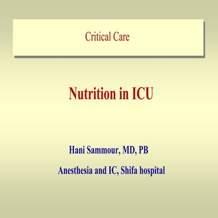 Nutrition in ICU.ppt