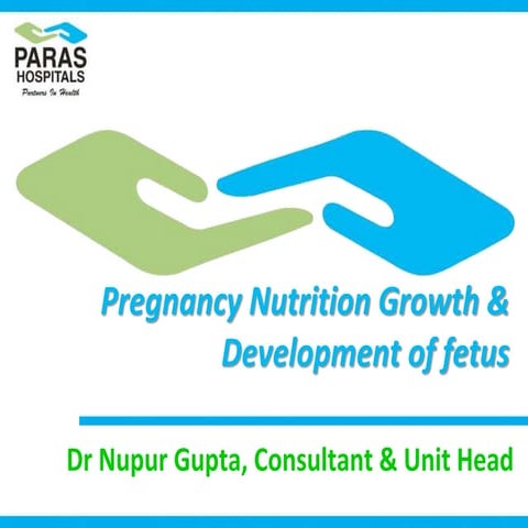 Nutrition in pregnancy 
