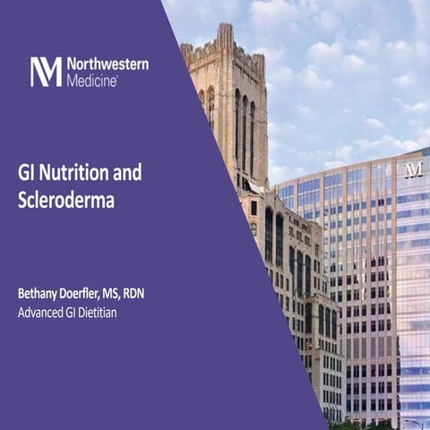 Scleroderma and Nutrition | PPT