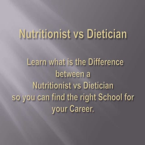 DIETICIAN VS NUTRITIONIST SALARY visual data 5