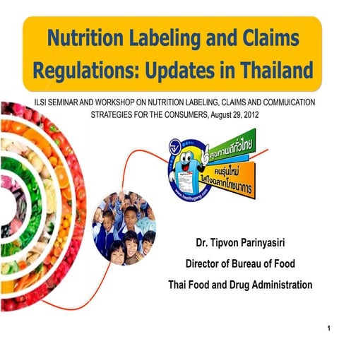 Nutrition Labeling & Claims Thailand 2012
