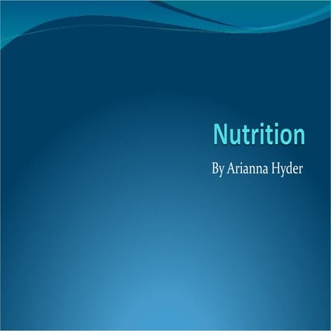 Nutrition pp