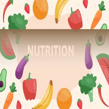 Nutrition ..............................................