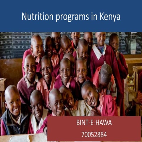 Nutrition programs in kenya